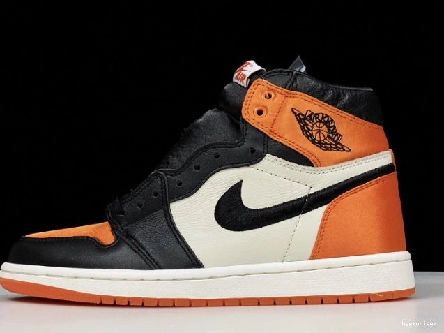 HYPE Air Satin Jordan AV3725-010 1 Womens Retro Shattered Backboard 0708